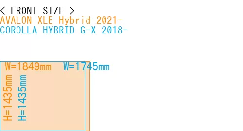 #AVALON XLE Hybrid 2021- + COROLLA HYBRID G-X 2018-
